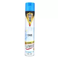 黑猫神杀虫剂750ml气雾剂家用杀蚊子苍蝇蟑螂无味清雅香型 黑猫神750ml*1瓶(无味)