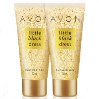 雅芳小黑裙香体乳30g 香水沐浴露30g套装 比150g划算 小黑裙沐浴露30g*2瓶