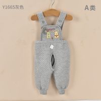 婴儿连体衣秋冬款三层加厚哈衣男女宝宝外出服新生儿宝宝套装睡衣 浅灰色 Y1665灰色 52 建议0-1个月宝宝