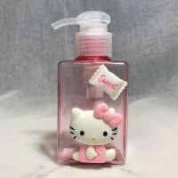 卡通按压式起泡瓶乳液分装瓶便携少女风可爱沐浴露洗手液瓶子 粉色Kitty猫(乳液瓶)100ML