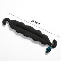 盘发神器盘发器韩国丸子头懒人造型器蓬松花苞头头饰扎发发饰卷发 墨蓝色