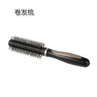 防静电气囊按摩梳子气垫梳防脱发护发卷发梳子内扣造型滚梳排骨梳 紫色气囊梳 卷发梳