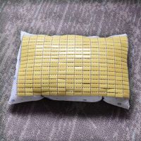 夏季麻将凉席枕套枕头垫竹席枕片夏天乳胶枕头片成人单人凉枕垫巾 本色牛筋枕片(单个价) 30*50cm