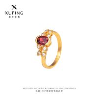 女款戒指指环复古气质优雅款式高端宴会搭配节日送长辈礼物 红色 7号