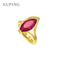 女款戒指指环胭脂扣时尚气质简约复古个性日常搭配节日送女朋友 宝石红 宝石红[开口可调节]