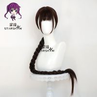 小舞假发女长发辫子斗罗大陆兔耳朵发箍cos二次元空气刘海献祭五 长辫假发[儿童款]约90cm送发网 无