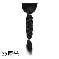 影楼古装假发双根大辫子麻花辫复古造型民国舞台演出长辫子假马尾 单根约30-35厘米