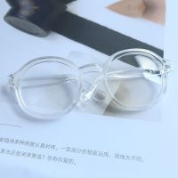 娃用眼镜棉花娃娃10cm15cm20cm小布bjd透明眼镜明星公仔玩偶配件 透明 20cm棉花娃用/小布blythe