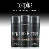 TOPPIK增发纤维粉补发假发填充粉末少头发头顶变浓密发际线喷雾 AUBURN 赤褐色(单瓶)