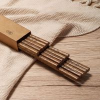 [48小时发货]炊大皇10双鸡翅木筷子家用无漆无蜡筷厨房用品高档木筷原木 鸡翅木筷[10双]