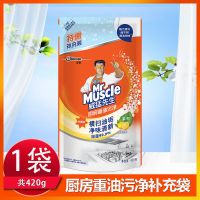 威猛先生油烟机清洗剂去油污厨房重油污净除垢强力家用清洁剂神器 1袋(42O克)