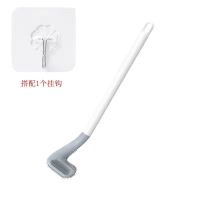 高尔夫硅胶马桶刷刷家用刷子无死角360°刷厕所神器刷地刷子挂墙式 [咱家马桶有救了]-高尚白
