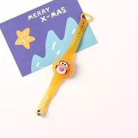 卡通闪光驱蚊手环硅胶男女儿童夏季户外防蚊发光手环婴儿植物精油 橙色老虎[夜光款] 1个装