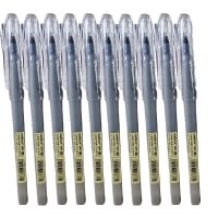 超时8633三棱笔杆中性笔0.5韩版大容量 考试学生办公用笔12支 8633三菱杆黑色10支