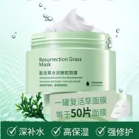 干皮救星过敏包退复活草睡眠面膜补水保湿修复学生涂抹式膏状面膜 复活草睡眠面膜1盒装
