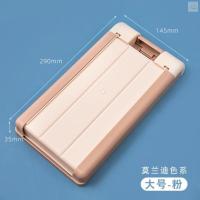 可以宿舍藏东西神器创意藏手机高中大学粘贴抽屉防突击检测藏东西 莫兰迪色系大号-粉