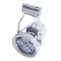 LED轨道射灯PAR30轨道灯店铺商用服装店背景墙客厅大功率导轨式灯 35w白色(白光)