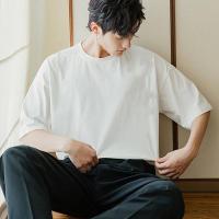 男装夏季半袖男潮牌潮流简约大码宽松男士设计感刺绣白色短袖t恤 纯白 S 建议60-80斤