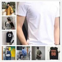 短袖t恤男夏季2021新款潮流宽松港风男装潮牌百搭情侣体恤半袖ing T随机款式发货s S