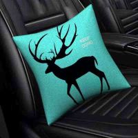 汽车抱枕被子两用,车用加厚午睡枕头被空调被夏凉被 宽1米长1.5米[一个装] 北欧之鹿