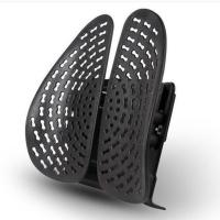 汽车腰靠夏季靠背垫护腰办公室座椅靠垫透气舒活车内饰用品四季 全黑色不带-网套