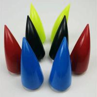 摩托车改装配件创意装饰品头盔牛角犄角辫子电动车新款改装犀牛角 红色一个