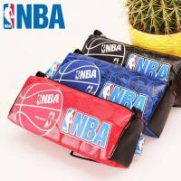 NBA学生笔袋大容量 多功能学生办公笔袋中小学生收纳袋文具袋 红色