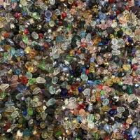 清仓处理分拣版水晶玻璃散珠diy手串杂款水晶散珠配件手工材料 一斤杂水晶+2卷弹力线