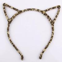 豹纹猫耳朵发箍成人发饰卖萌神器可爱学生洗脸头箍女迪丽热巴同款 豹纹色1个