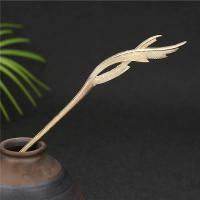 汉服发簪盘发简约簪子流苏步摇配饰超仙头饰古风古装少女头饰发饰 金光棍