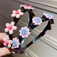 发饰女儿童发箍韩国可爱公主兔耳朵发夹带齿防滑皇冠压发宝宝头饰 发箍组合39#[2件套]