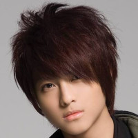 假发王子同款男人男假发韩版帅气帅哥男发男士男式男生杀马特短发 黑色-自然黑