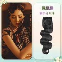 马尾假发女民国风旗袍复古假发宫廷卷发蝴蝶结罗马卷公主螺旋假发 软手推