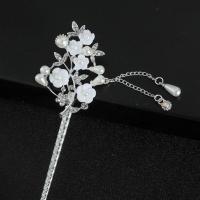 仙气古风发饰女汉服流苏古装头饰发簪步摇钗配饰发夹簪子表演饰品 梅花枝头