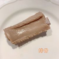 仿真夜宵烧烤炸串搞怪排骨发卡个性时尚烤串侧边夹刘海边夹女发夹 清炖排骨