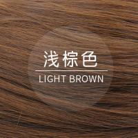假发女马尾长直发绑带式逼真假马尾中长款马尾辫短直发长发假发片 137A 浅棕色 40cm