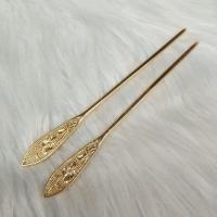 手工古装汉服头饰全套明制宋魏发饰珍珠发钗古风百搭全套饰品套装 F款 小花细簪子两支