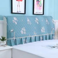 全包床头罩夹棉床头罩欧式防尘罩半包简约现代床头保护套子 全包+(兰花)弹力款 1.2m