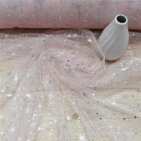 星空烫金亮片网纱布料连衣裙公主裙汉服服装DIY窗帘面料 血牙 一米价