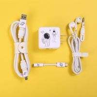 适配OPPO Reno 2/Reno Z/FindX/R17手机数据线保护套R11s plus充 白宇航员 V54