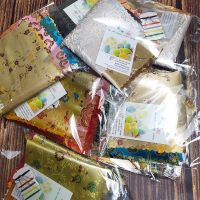 碎布手工零头布diy娃娃衣服布料处理香囊小块练手织锦缎提花面料 20厘米x20厘米五块 随机