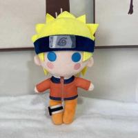 动漫火影忍者毛绒公仔玩具漩涡鸣人娃娃抓机娃娃礼物朋友生日礼物 童年鸣人 20厘米左右公仔
