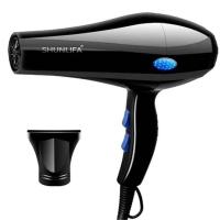 电吹风机家用理发店负离子护发不伤发宿舍用吹风筒大风学生大功率 蓝光强风版大风力送1