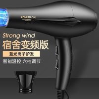 吹风机家用大功率理发店蓝光冷热风不伤发学生宿舍负离子电吹风筒 宿舍变频版 送风嘴