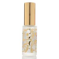 12ML镀金香水分装瓶 高档蒙砂香水玻璃瓶 化妆补水喷雾瓶香水空瓶 1支(瓶身颜色随机)