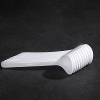 调味罐塑料调料盒套装组合调味料罐调味盒调料瓶调味品罐盐罐饭店 10支瓷白大号勺子(塑料) 1个