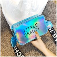 ins超火小包包2022新款韩版简约小方包少女斜挎包手提单肩学生包 蓝色