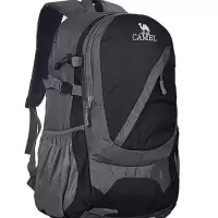新款优质尼龙大容量双肩背包户外旅行登山包双肩背包学生背包 黑色