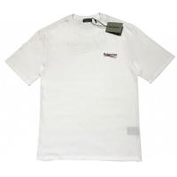 2021春夏新款巴黎世傢可乐波浪T恤男女情侣ins同款大码宽松短袖t 白色 M