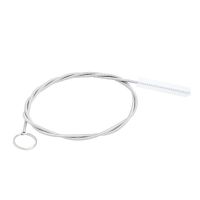 浴缸疏通神器倒刺勾头发毛发清理器地漏水池小孔堵塞毛发钩钢丝条 小孔刷1米